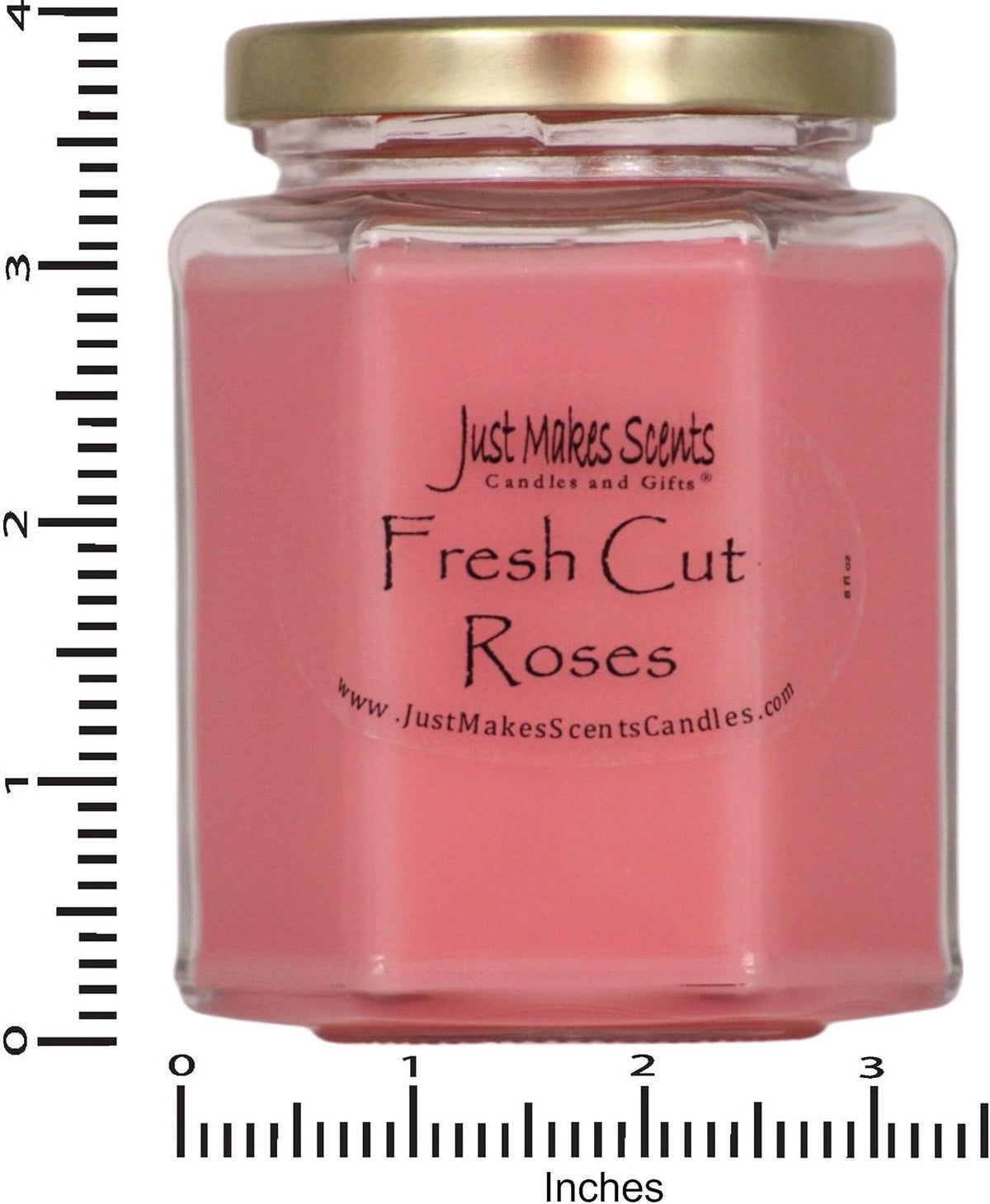 Fresh Cut Roses Scented Blended Soy Candle by