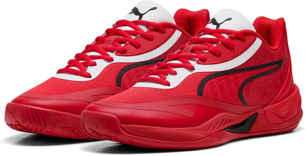 PUMA Mens All-Pro Nitro Skybreak Basketball Sneakers Shoes - Pink, White