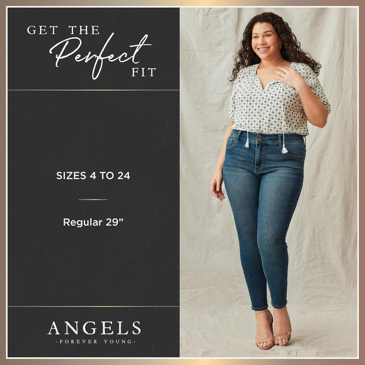 Women'S Evershape Skinny Jeans, Sizes 6-24