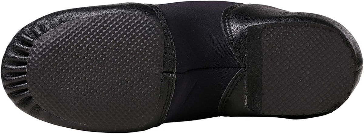 Jazz Shoes for Girls Leather Unisex Slip-On Dance