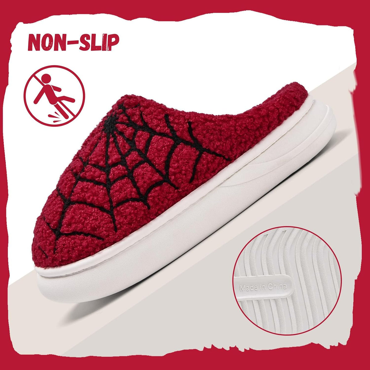 Kids Slippers Boys Girls Warm Winter House Slippers Big Little Kids Non-Slip Soft Plush Memory Foam Home Shoes for Indoor Outdoor