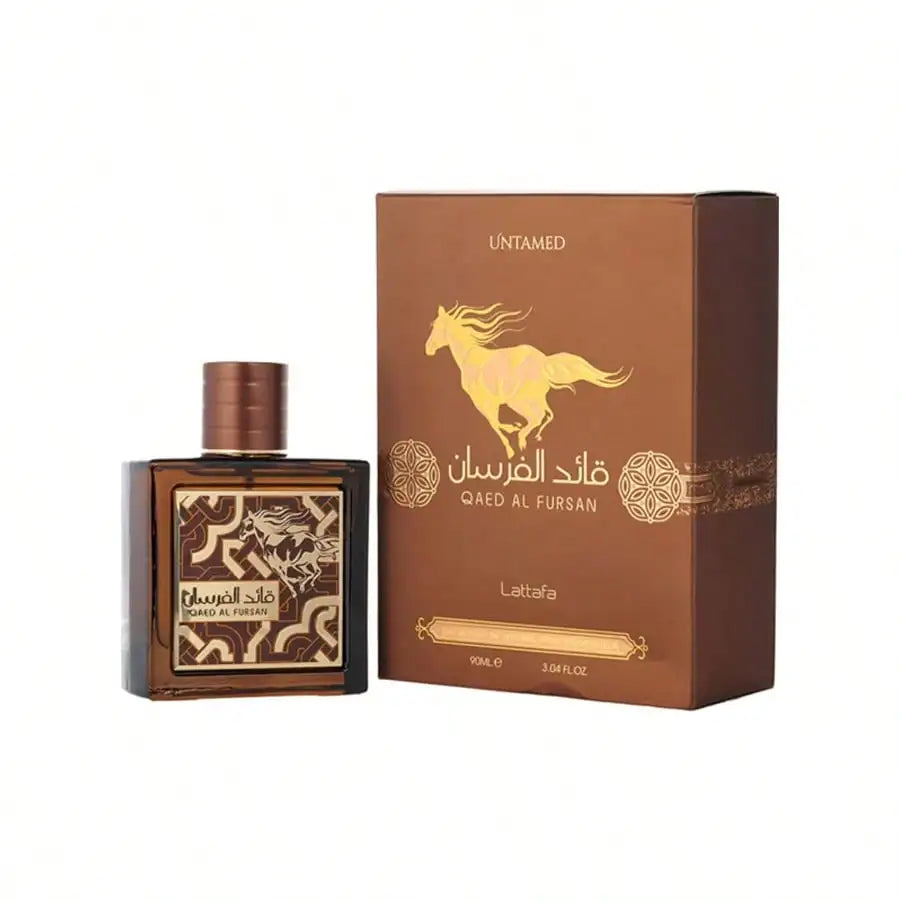 Lattafa Qaed Al Fursan Untamed unisex Eau De Parfum Spray 90ml Woody Spicy Fragrance Men's Perfume Authentic Original Long-Lasting Scent