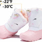 Kids Snow Boots Waterproof Toddler Winter Girl Boy Insulated Fleece