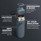 'Overtime' 22Oz Stainless Steel Water Bottle, Twist Cap, White