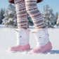 Kids Snow Boots Waterproof Toddler Winter Girl Boy Insulated Fleece