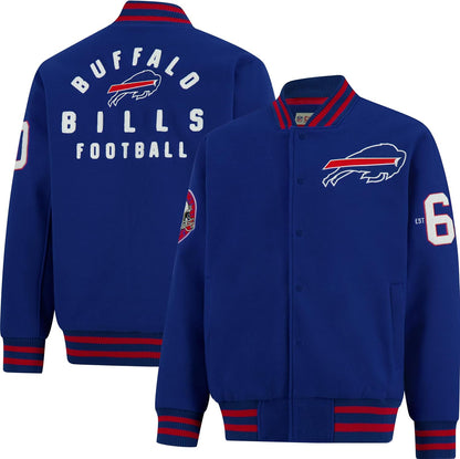 Men'S NFL Official Classic Varsity Coaches Jacket Coat