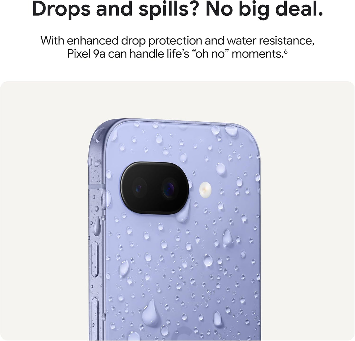 Google Pixel 9A with Gemini - Unlocked Android Smartphone with Incredible Camera and AI Photo Editing, All-Day Battery, and Powerful Security - Iris - 128 GB