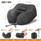 Airplane Travel Neck Pillow for Sleeping, 3D-Eye Mask & Earplugs Kit