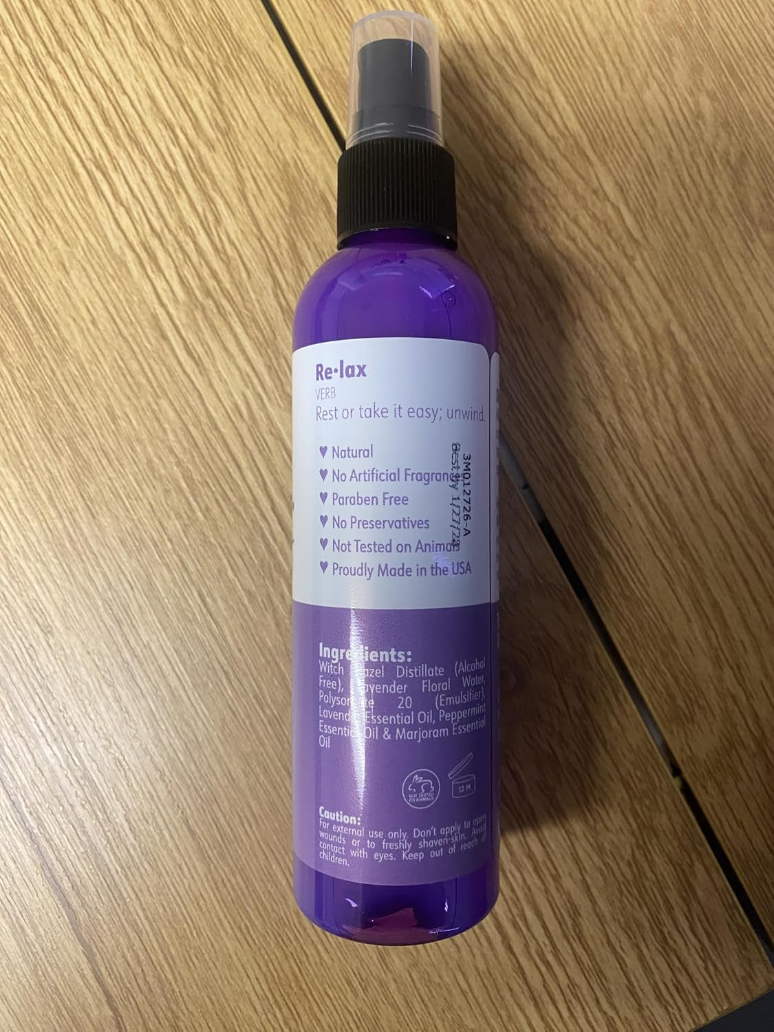 Relax Lavender Spray for Sleep, Natural Linen Spray for Bedding, Perfect Lavender Pillow Spray for Sleep. Aromatherapy Bed Spray with Lavender & Peppermint Essential Oils by  4Oz