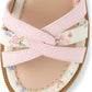 Girls' Toddler Flat Sandal with Adjustable Ankle Strap