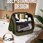 Hanging Travel Toiletry Bag, 18 Compartments - Forest Green
