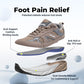 Wide Walking Shoes for Men Extra Wide Width Sneakers with Arch Support for Flat Feet Heel Pain Relief Plantar Fasciitis - Rebound NEO V1