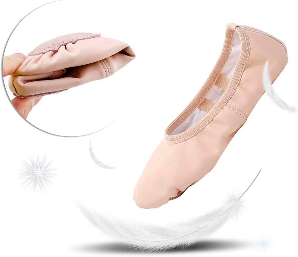 Ballet Shoes for Girls Toddler Soft Leather Split Sole