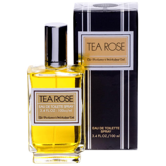 Tea Rose by Perfumers Workshop for Women - 3.4 Oz EDT Spray