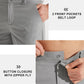 Mens Golf Pants Stretch Work Dress Pants 30"/32"/34" Quick Dry Lightweight Casual Comfy Trousers with Pockets