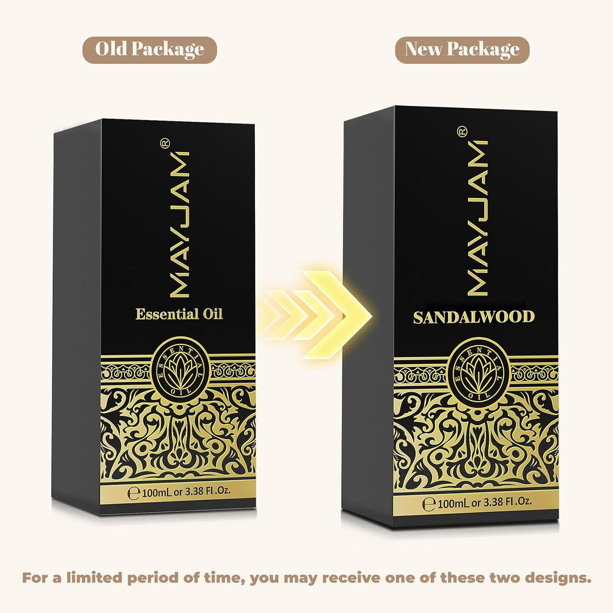 Sandalwood Essential Oil for Diffuser Soap Candle Making, 3.38FL.OZ