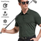 5 Pack Men'S Polo Shirts Short Sleeve Golf T Shirt Performance Casual