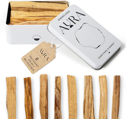 Palo Santo Sticks - Palo Santo Stick - Authentic Real Palosanto - Premium Palosanto - Smudging - from Peru - Palo - 8 Sticks