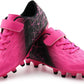 Kids Firm Ground Soccer Cleats Boys Girls Athletic Outdoor Football Shoes