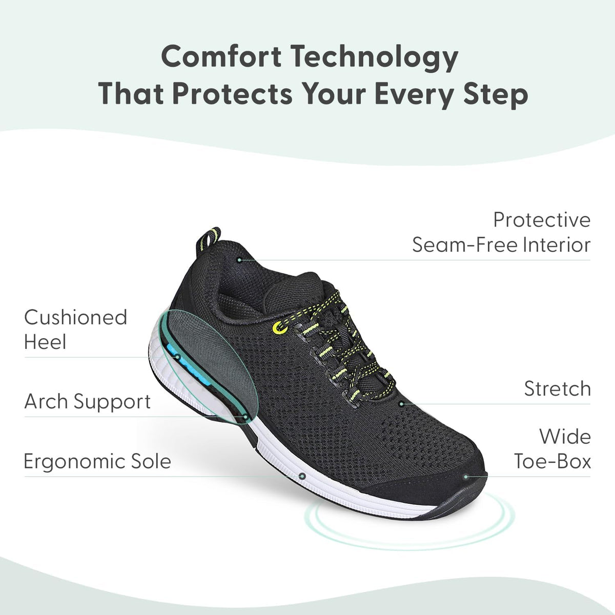 Coral Orthopedic Women Sneakers