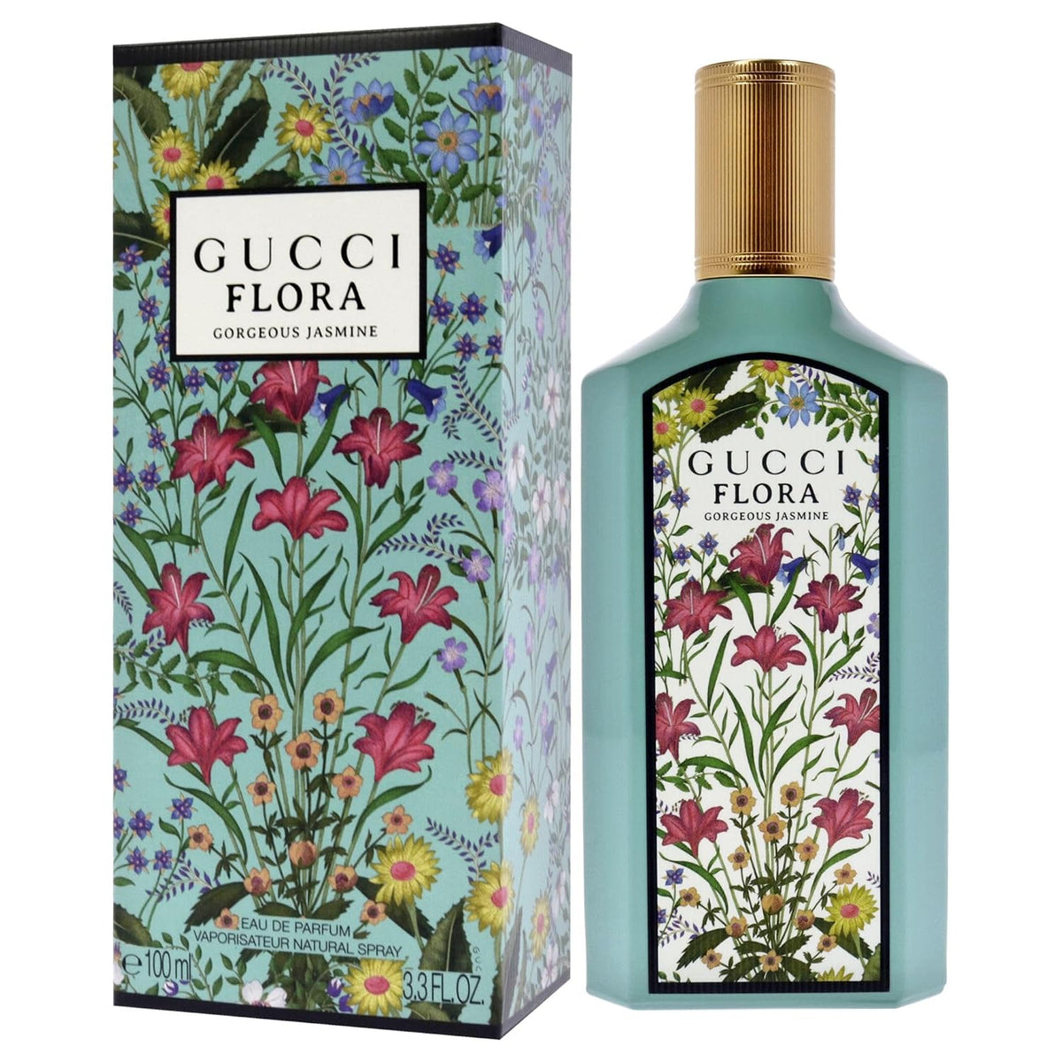Flora Gorgeous Jasmine for Women 3.3 Oz Eau De Parfum Spray