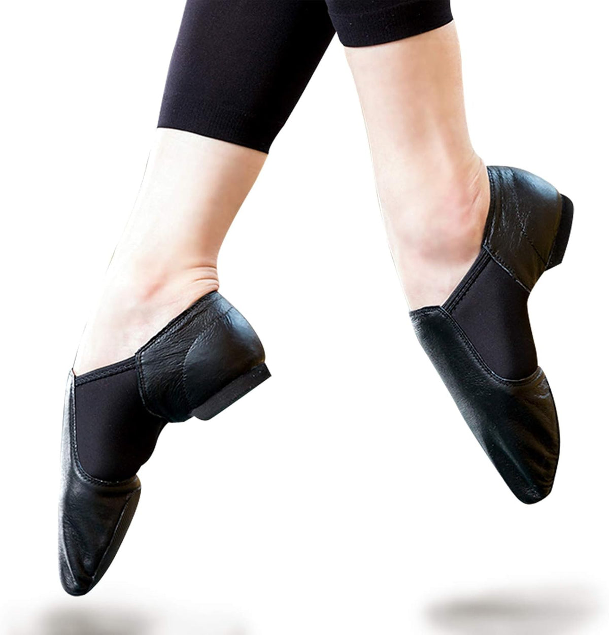 Jazz Shoes for Girls Leather Unisex Slip-On Dance