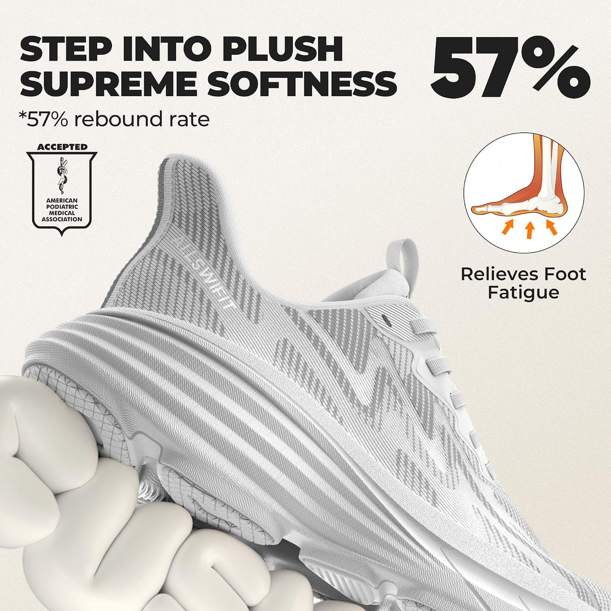 Women'S Slip on Walking Shoes Running Sneakers