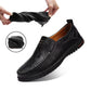 Genuine Leather Men Shoes Luxury Brand 2022 Casual Slip on Formal Loafers Men Moccasins Italian Black Male Driving Shoes