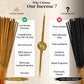 Palo Santo Incense Sticks, 100 Sticks, Organic Non Toxic Insence,No Charcoal Clean Burning, 100% Natural Sustainably Harvested, Spiritual Healing Calming Aroma for Positive Vibes