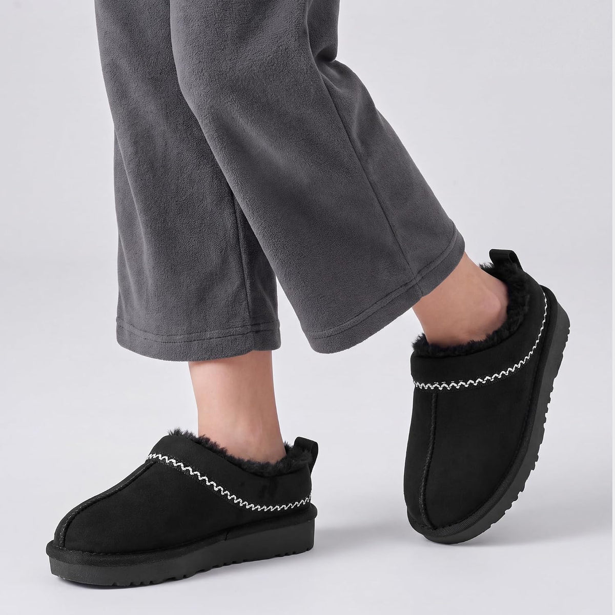 Girls Slippers Kids Fuzzy House Shoes Slip-On