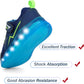 Toddler Boys Girls Light up Shoes LED Flashing Lightweight Mesh Breathable Adorable Running Sneakers for Toddler and Little Kid