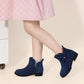 Toddler Girls Ankle Boots Pearls Bow Low Heel Dress Booties