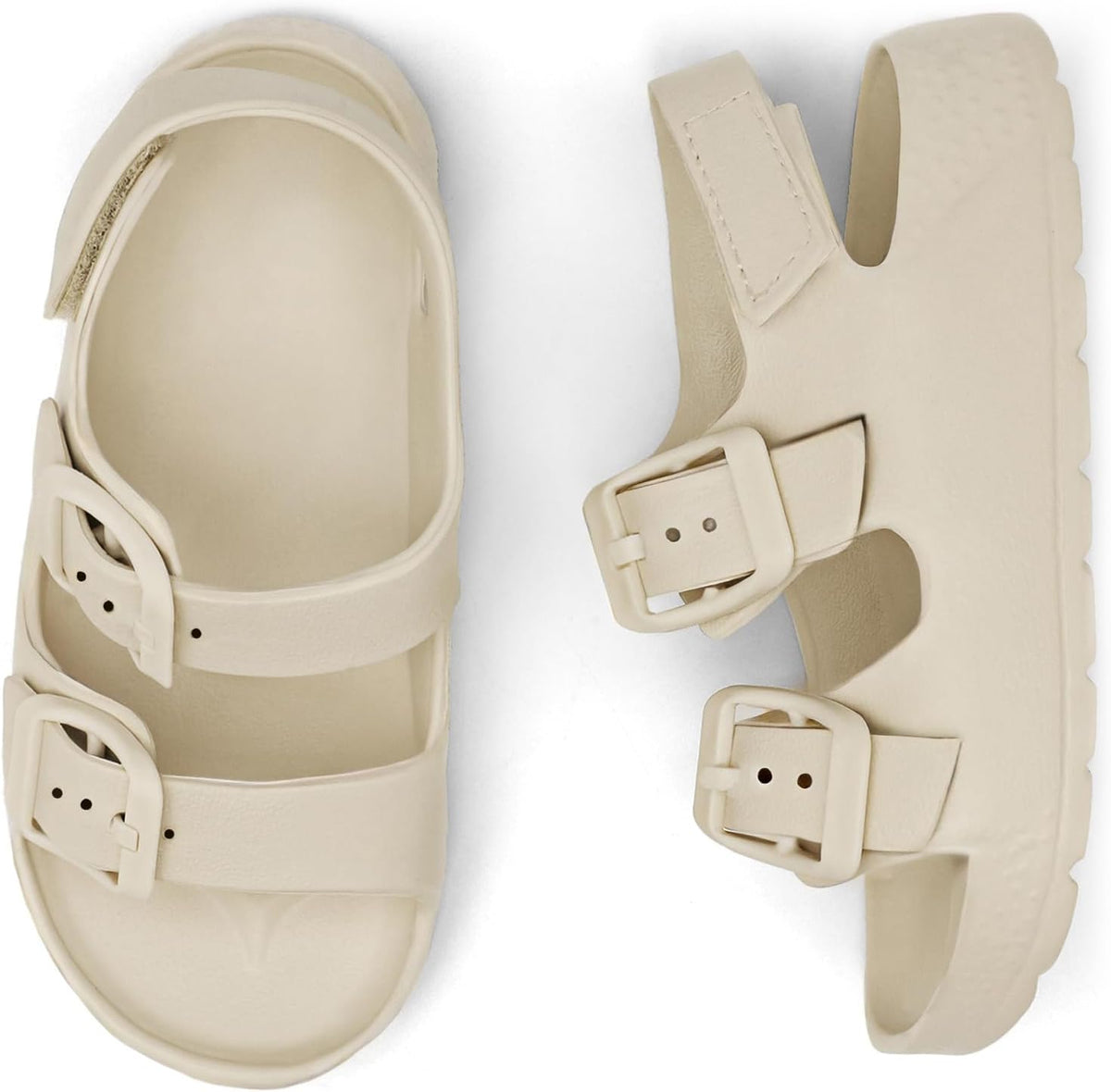 Toddler Boys Girls Double Buckle Sandals Children'S Adjustable Back Strap Water Sandal