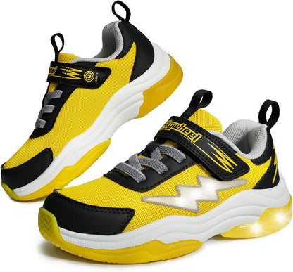 Kids Sneakers for Boy Light up Shoes with Switch - Little/Big Kid