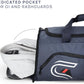 Heavy Duty BJJ Duffel Bag & Backpack in 1 - Large Pocket for Sweaty Gi, Rashguards, or Shoes - Perfect Gym Bag for Brazilian Jiu Jitsu, Martial Arts, Boxing, MMA, Kickboxing, Muay Thai.