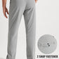 Mens Golf Pants Stretch Work Dress Pants 30"/32"/34" Quick Dry Lightweight Casual Comfy Trousers with Pockets