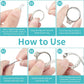 Ring Sizers for Loose Rings - 12Pack, 12 Sizes, Ring Guards for Women& Men Loose Rings, Invisible Resizer Design for Spacers & Tighteners, Fits Bands Width to 1Mm-8Mm