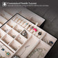 2 Layers Jewelry Box for Women -Black