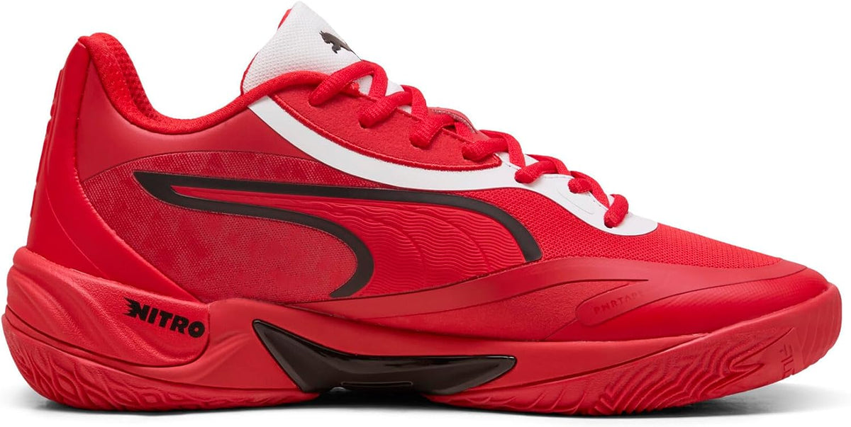 PUMA Mens All-Pro Nitro Skybreak Basketball Sneakers Shoes - Pink, White