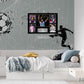 Superstar Messi Signed Poster for Kids Fans Room Bedroom Wall Decor-American Soccer Posters Canvas Art Prints Picture for Teen Boy Birthday Gifts
