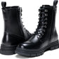 Mens Boots High Top Motorcycle Combat Boots