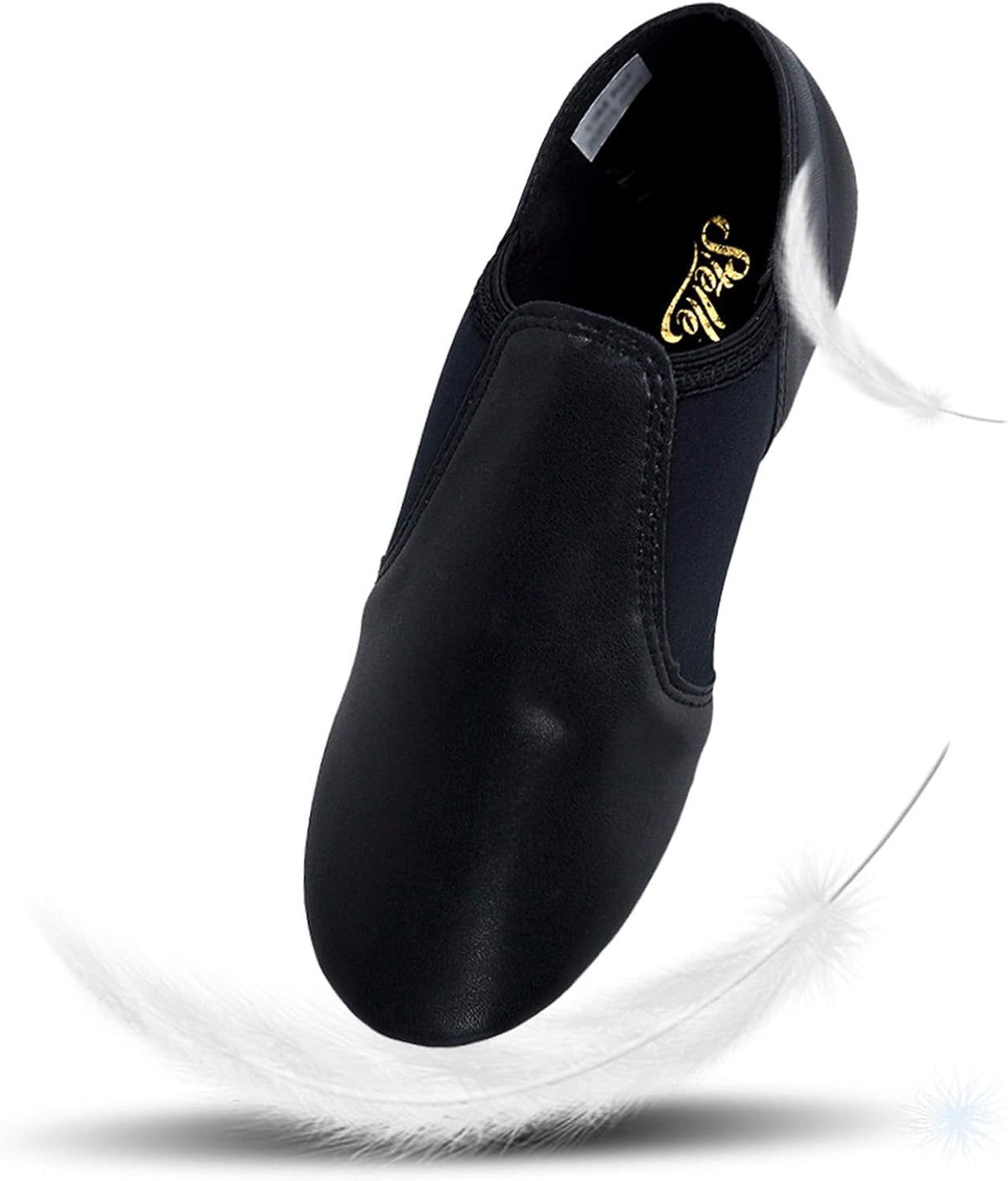 Jazz Shoes for Girls Leather Unisex Slip-On Dance