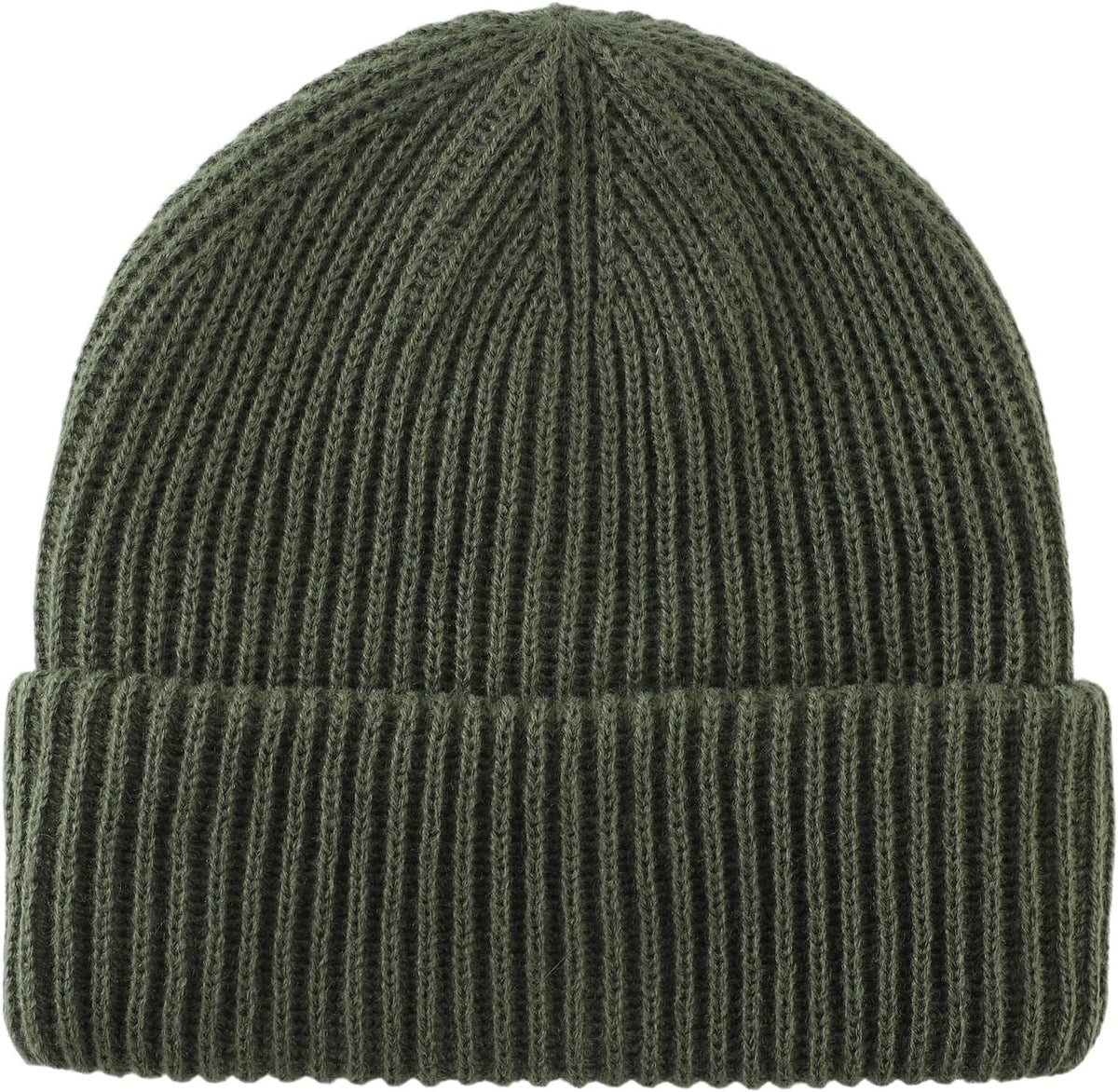 Rib Knit Beanie Hat for Men and Women Cuffed Beanie Winter Hat