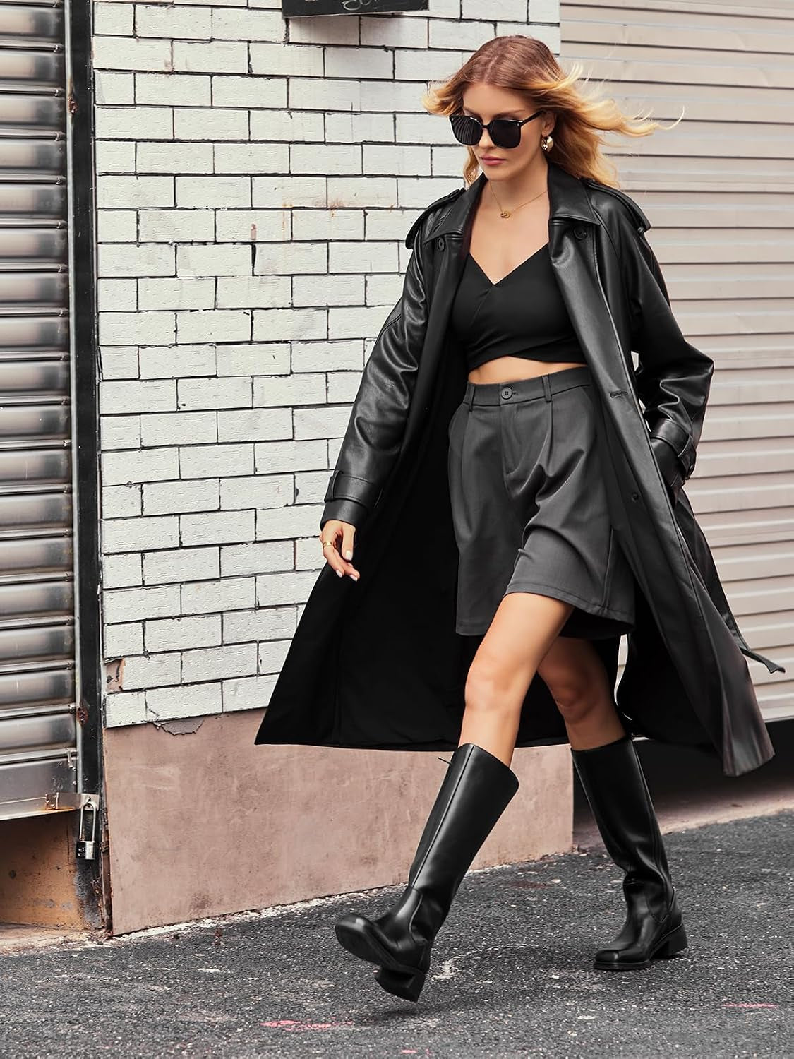 Women Knee High Boots: Comfortable Low Heel Long Boot