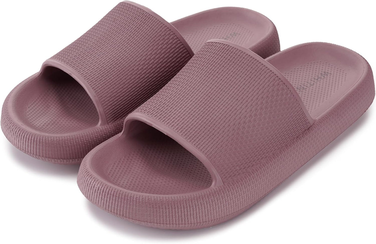 Women'S Slides with Cushioned Thick Sole Slippers for Home Wear Y13