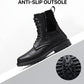 Boots for Men Leather Casual Shoes Combat Boots
