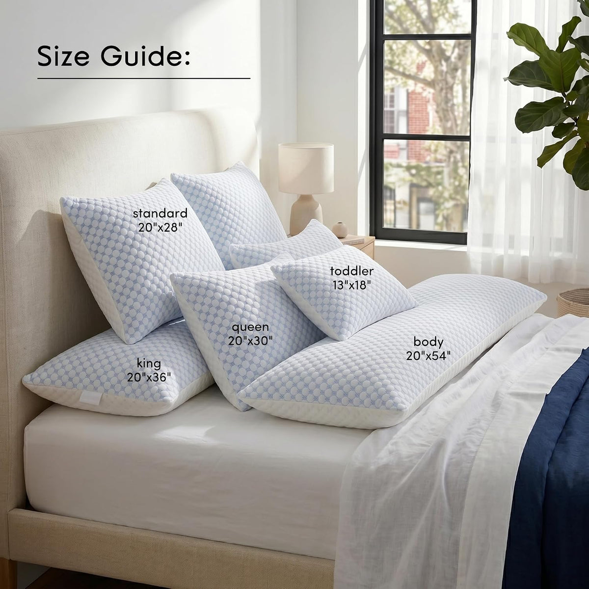 Cooling Memory Foam Body Pillow