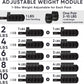 Adjustable Ankle Weights for Women and Men, Modularized Leg Weight Straps for Yoga, Walking, Running, Aerobics, Gym, Physical Therapy