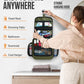 Hanging Travel Toiletry Bag, 18 Compartments - Forest Green