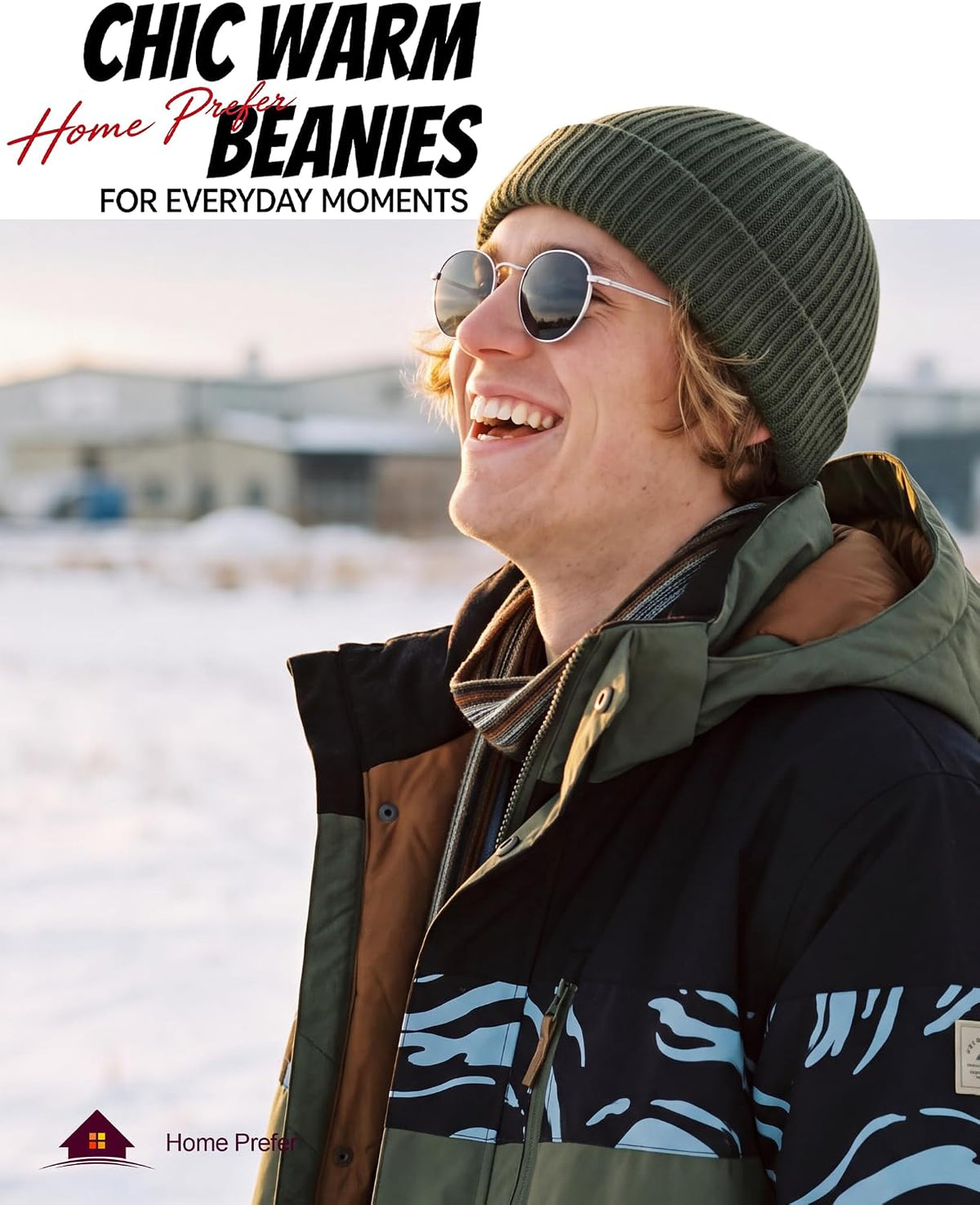 Rib Knit Beanie Hat for Men and Women Cuffed Beanie Winter Hat
